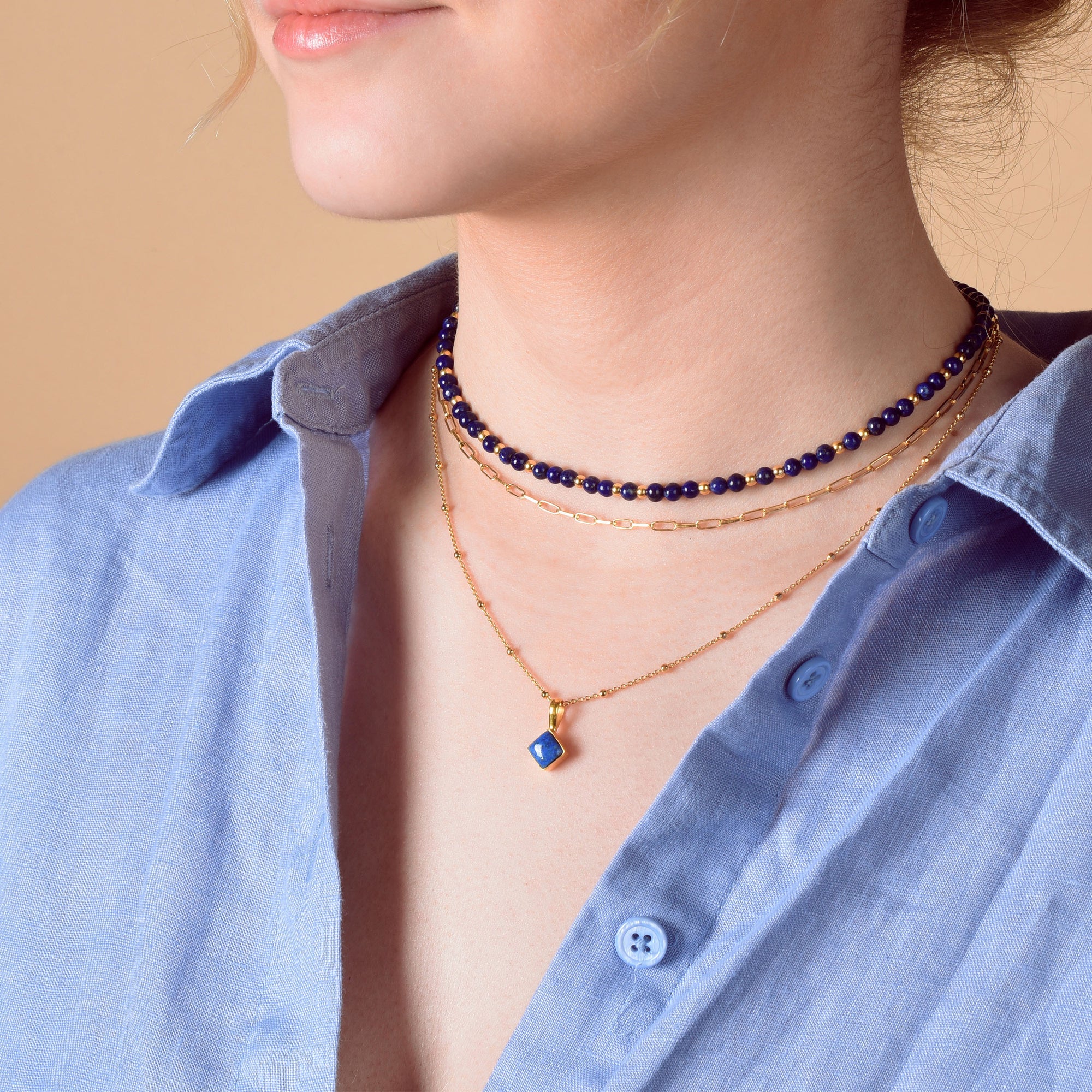 Diamond Birthstone Necklace September