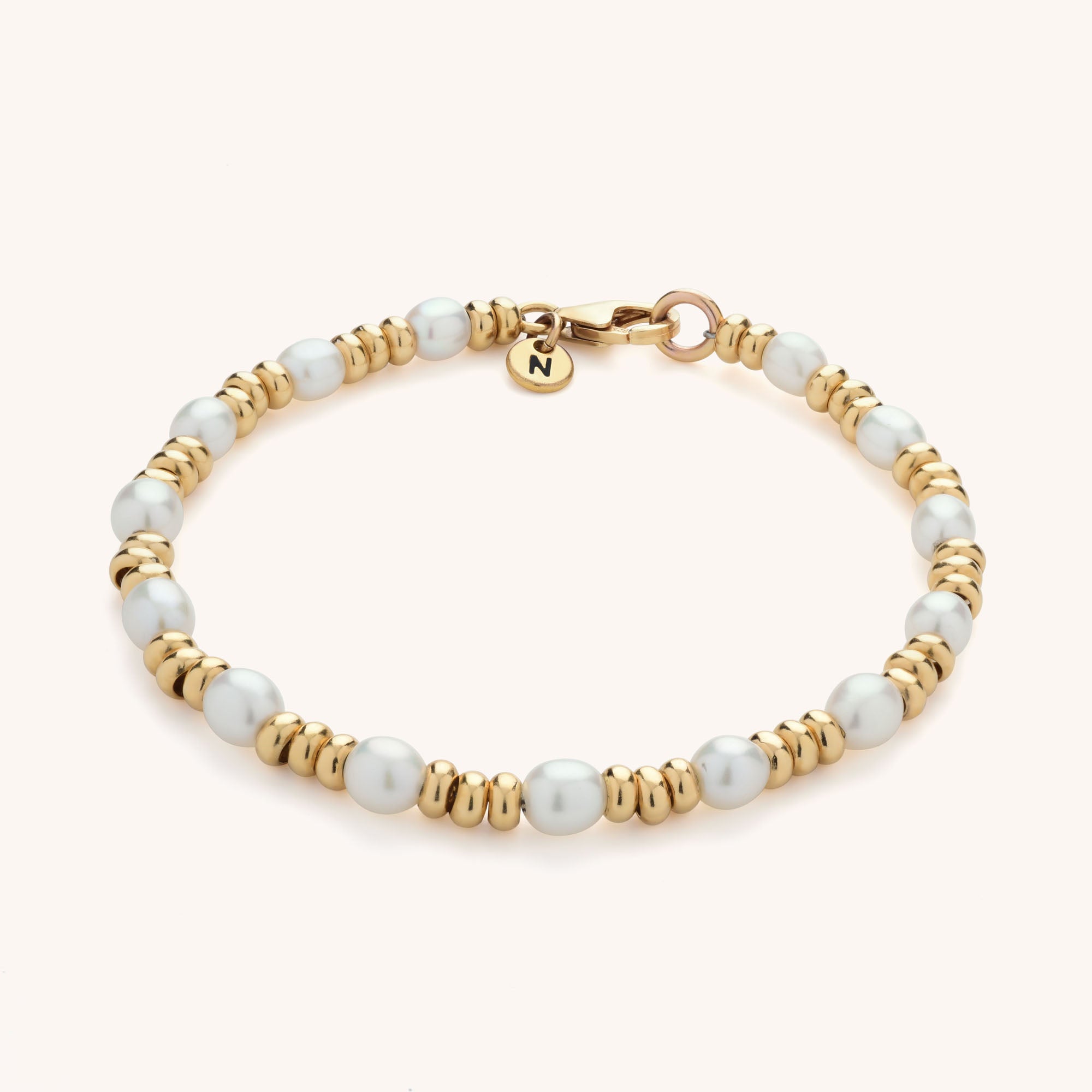 Ellen Gem Pearl Bracelet