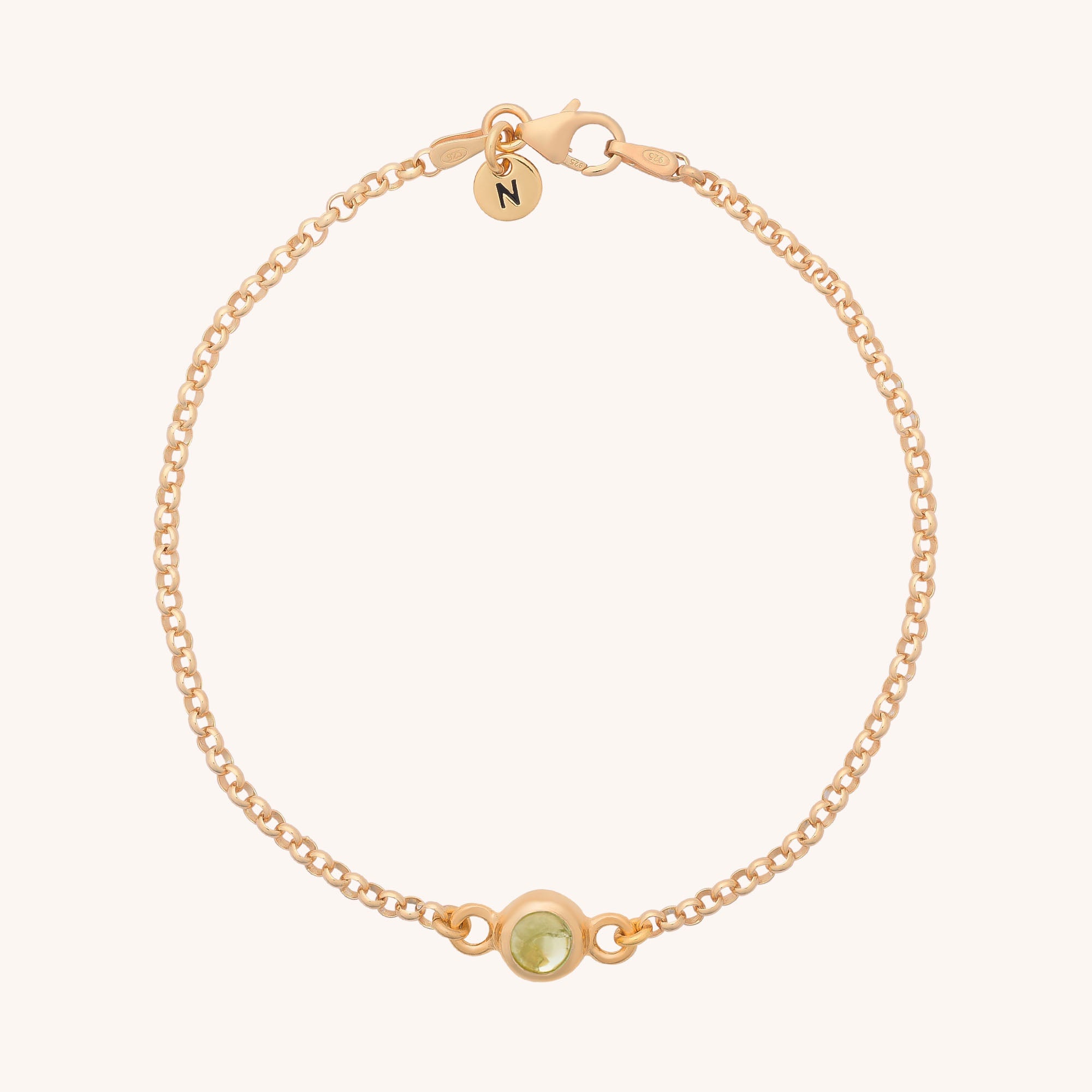 Birthstone Gem Dot Bracelet