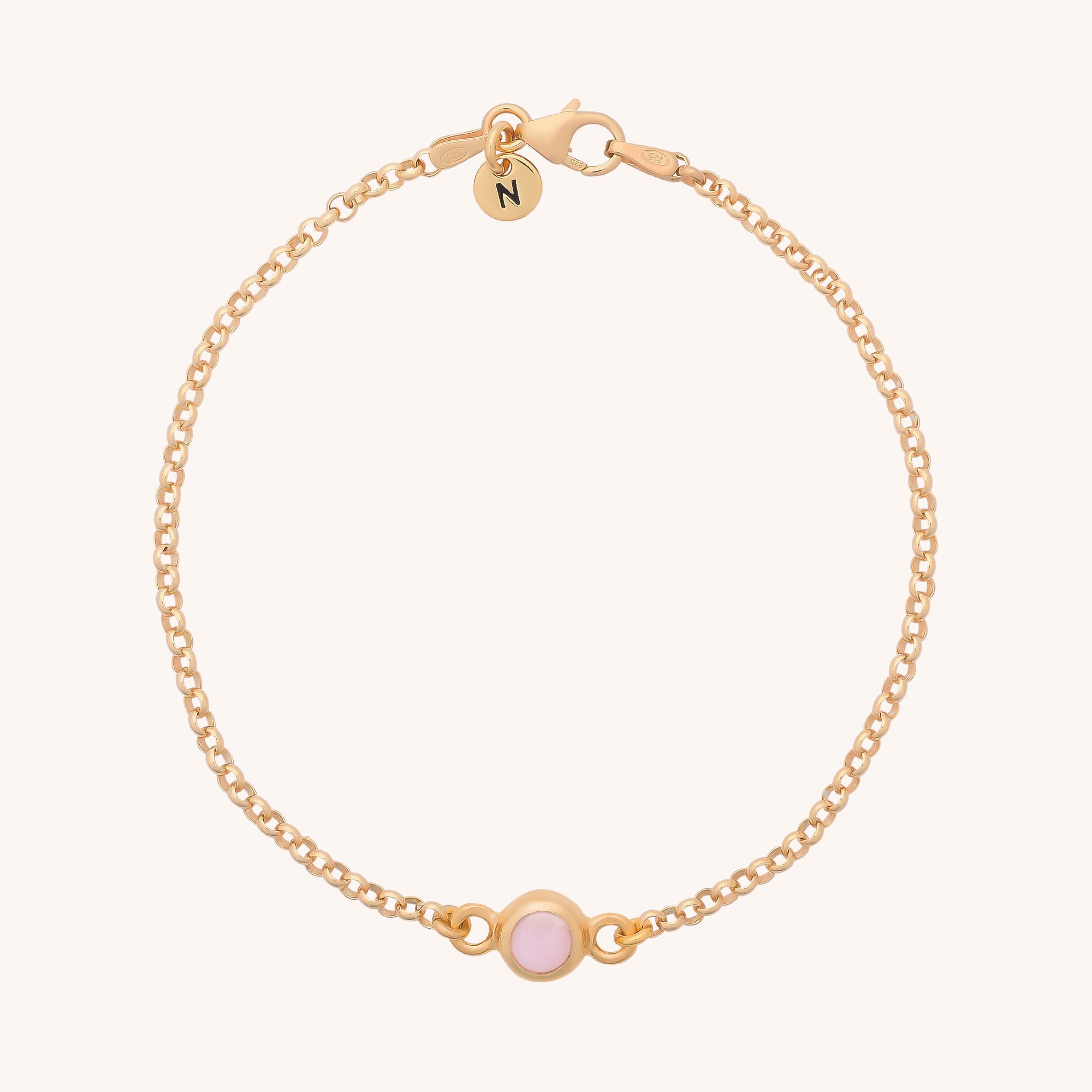 Birthstone Gem Dot Bracelet