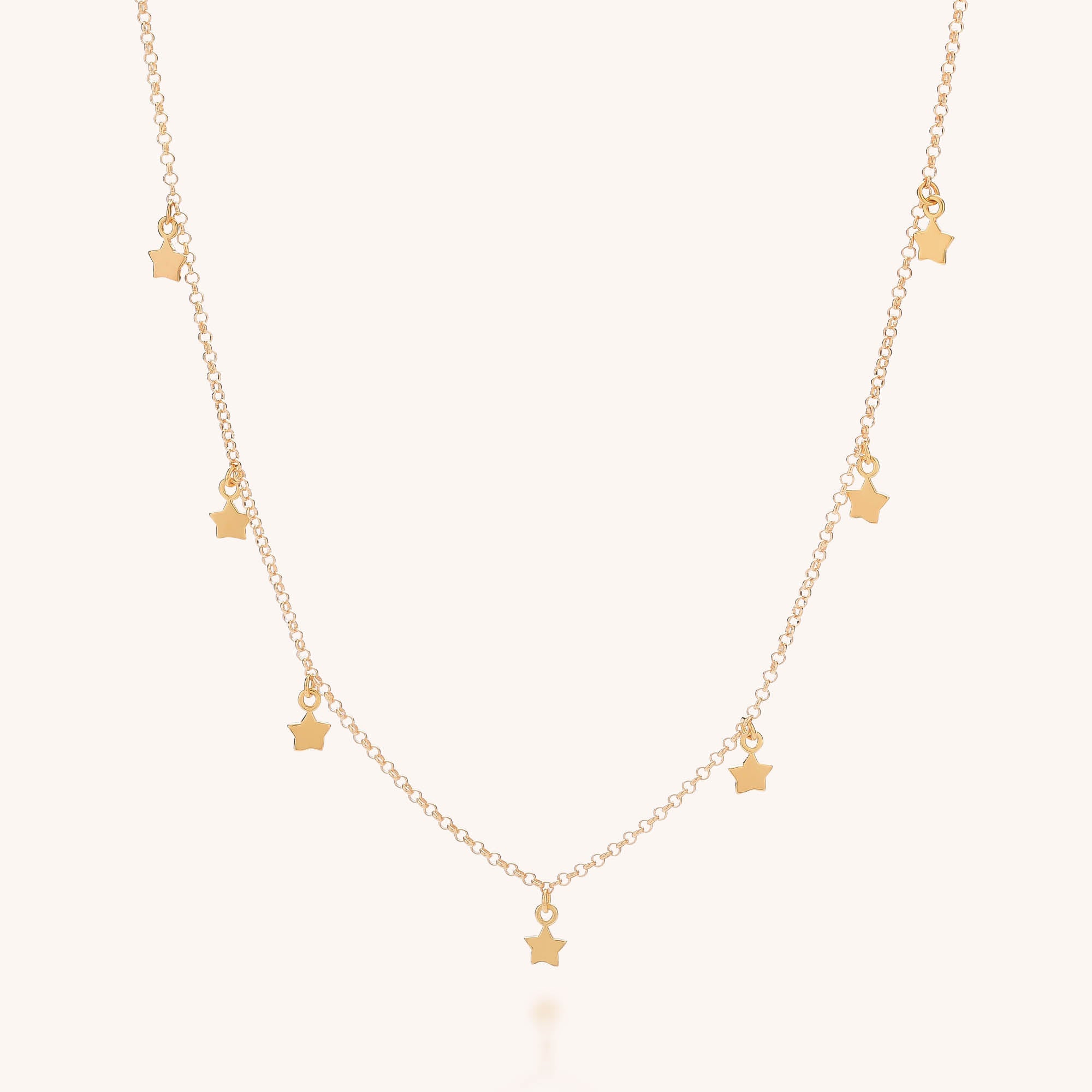 Floating Star Charm Necklace