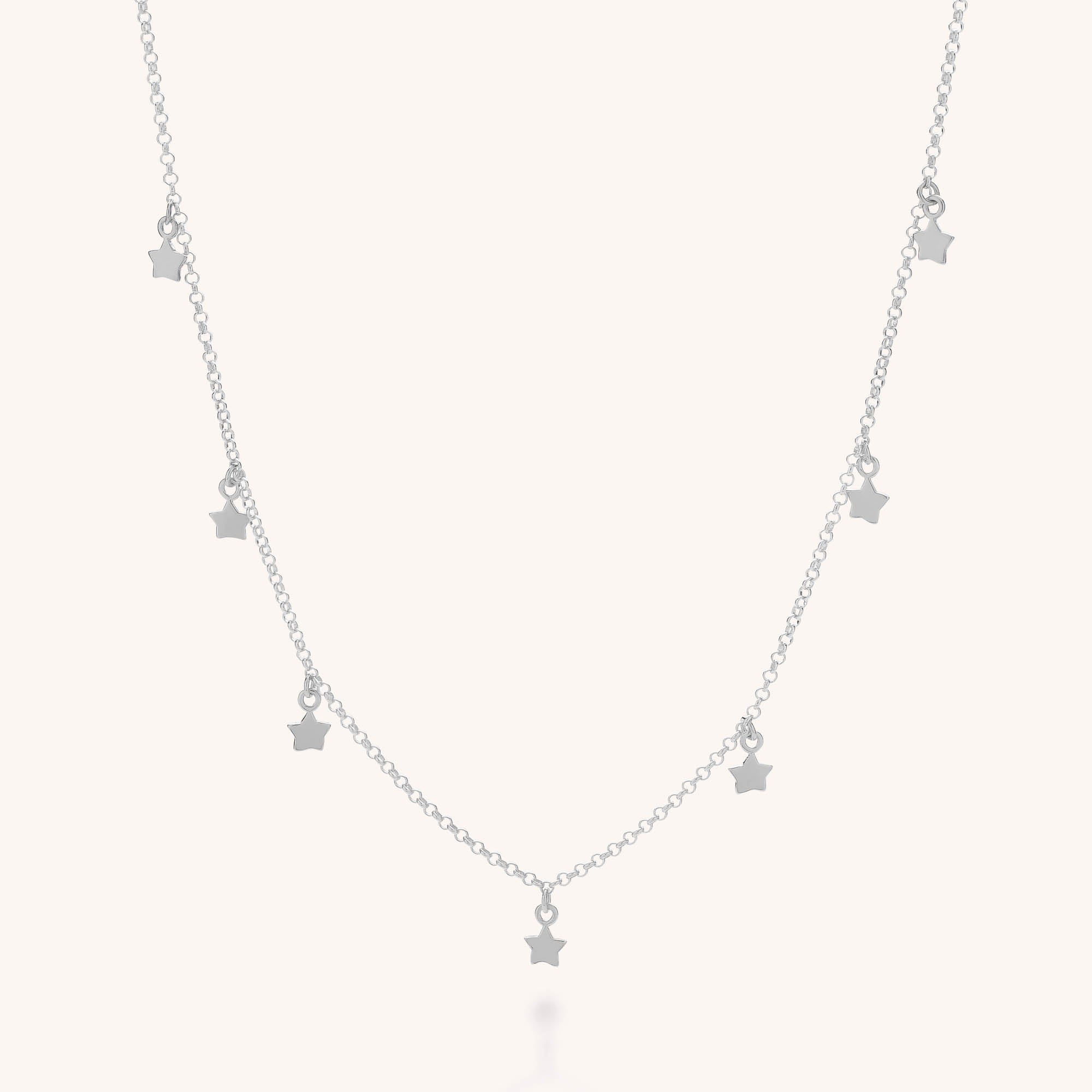 Floating Star Charm Necklace