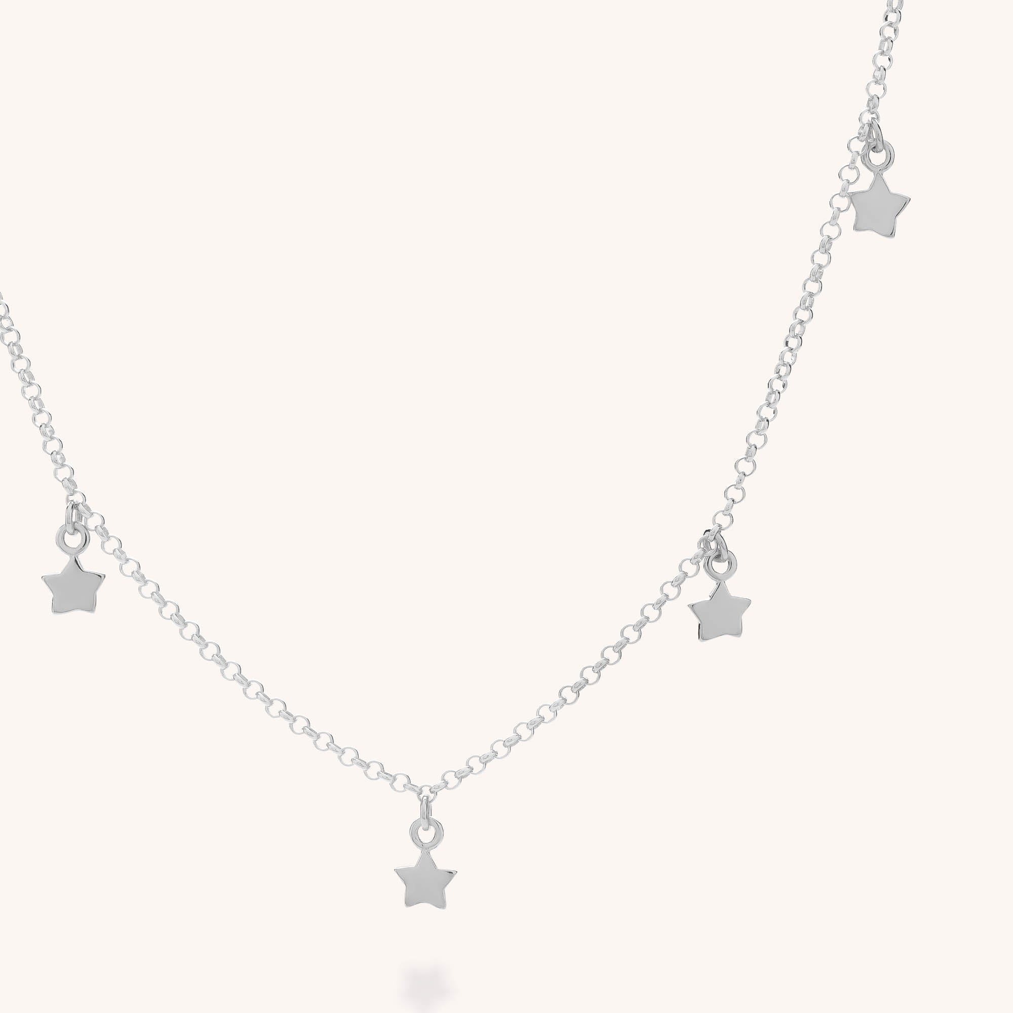 Floating Star Charm Necklace