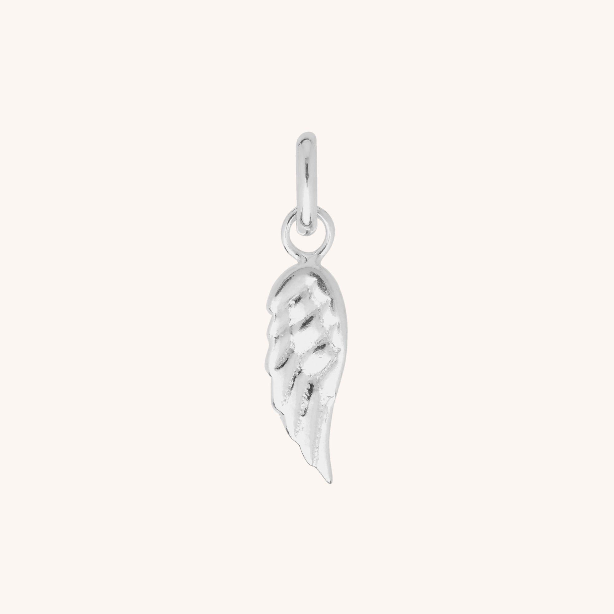 Angel wing charm