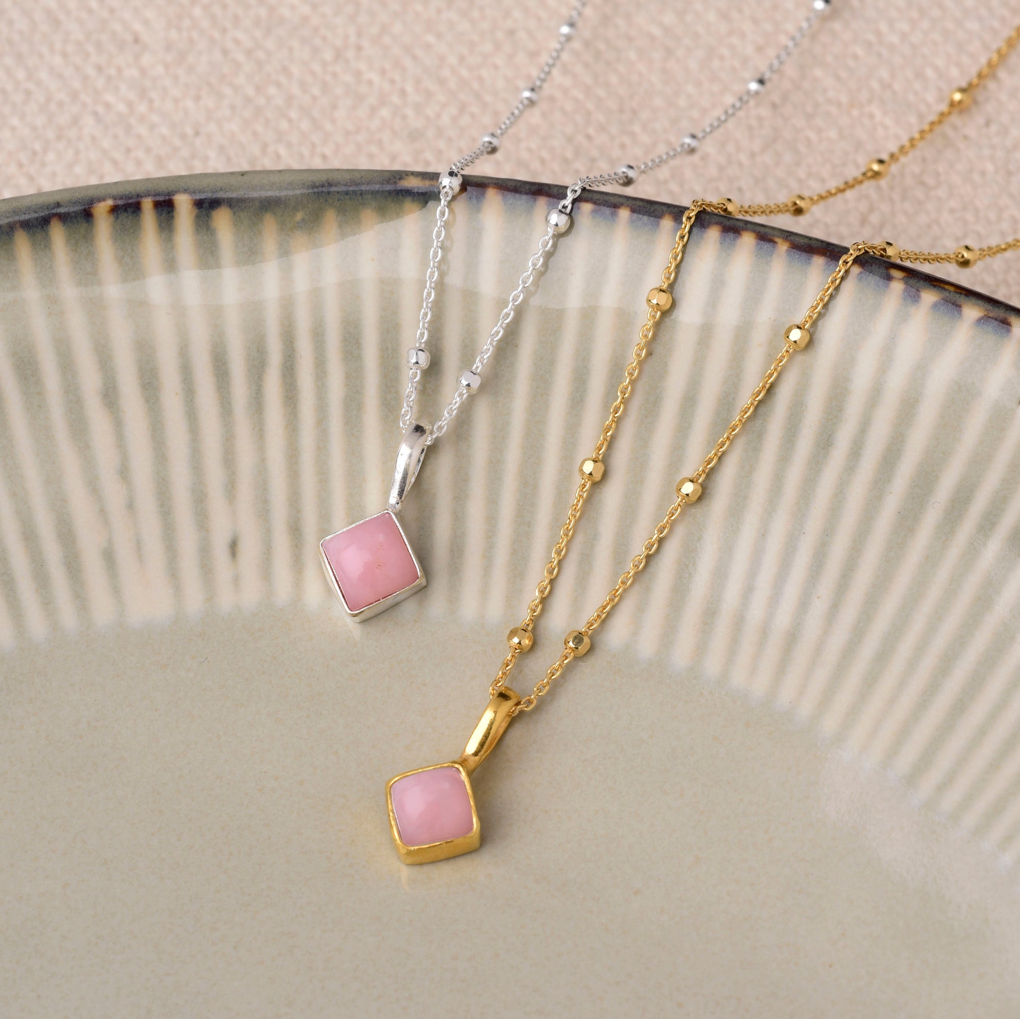 Diamond Birthstone Necklace October