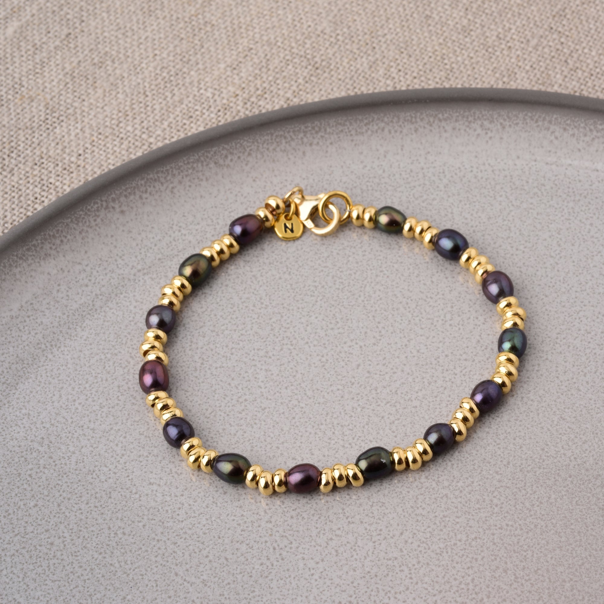 Ellen Gem Pearl Bracelet