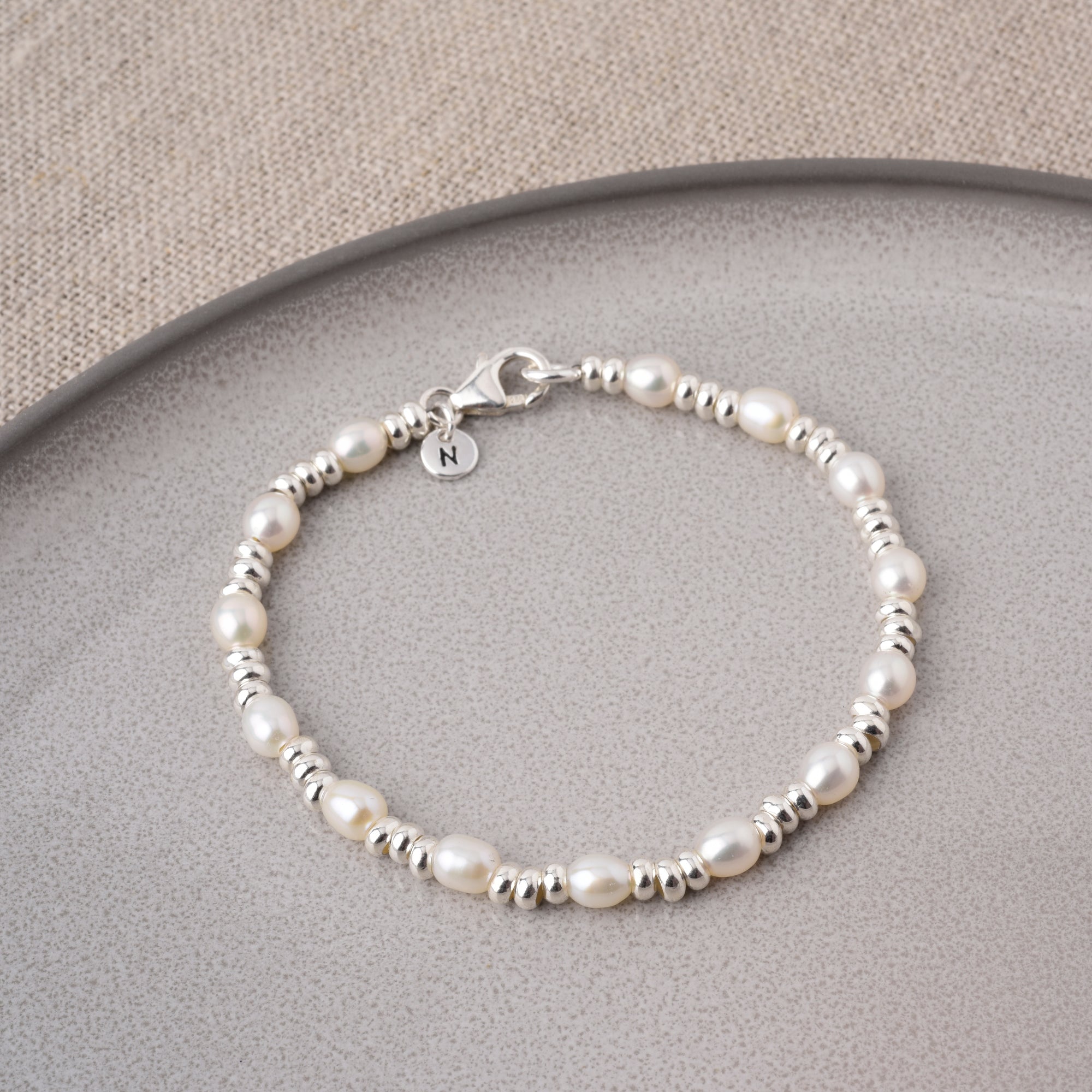 Ellen Gem Pearl Bracelet