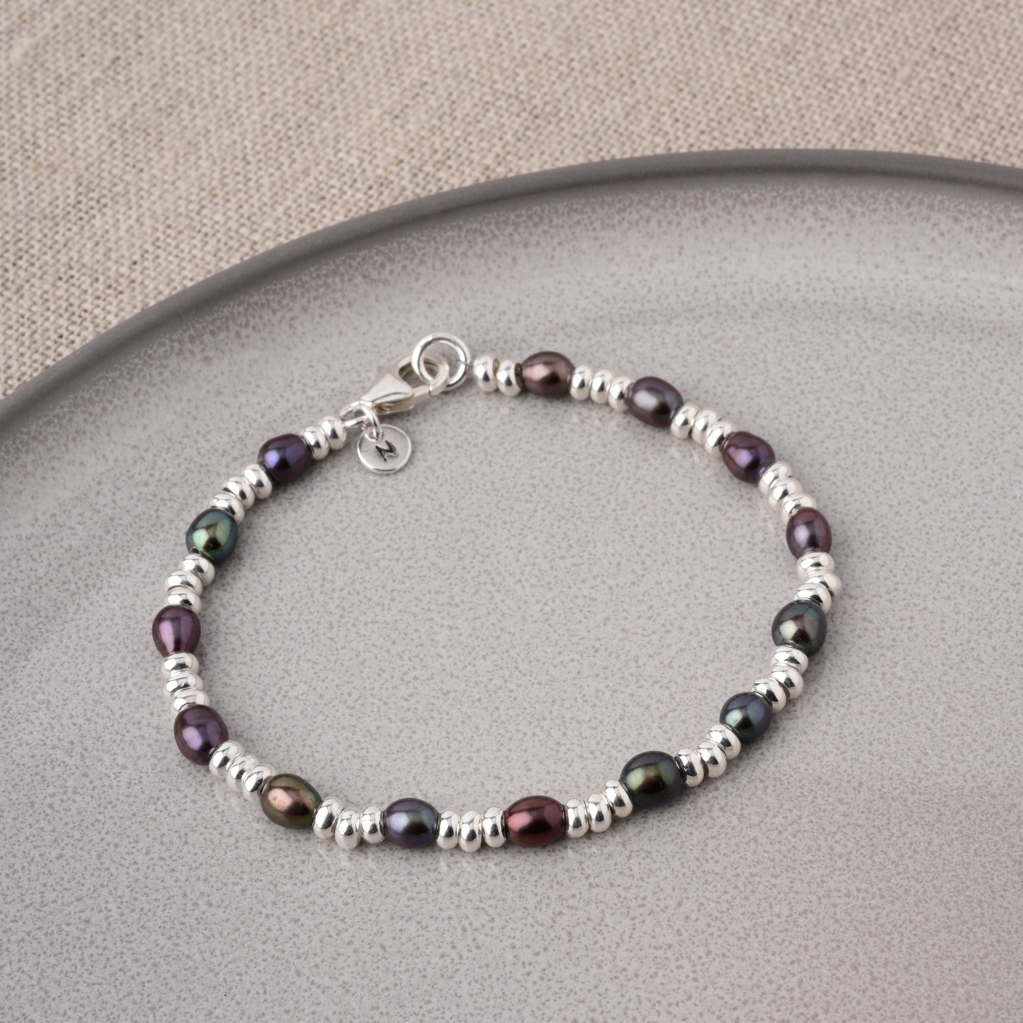 Ellen Gem Pearl Bracelet