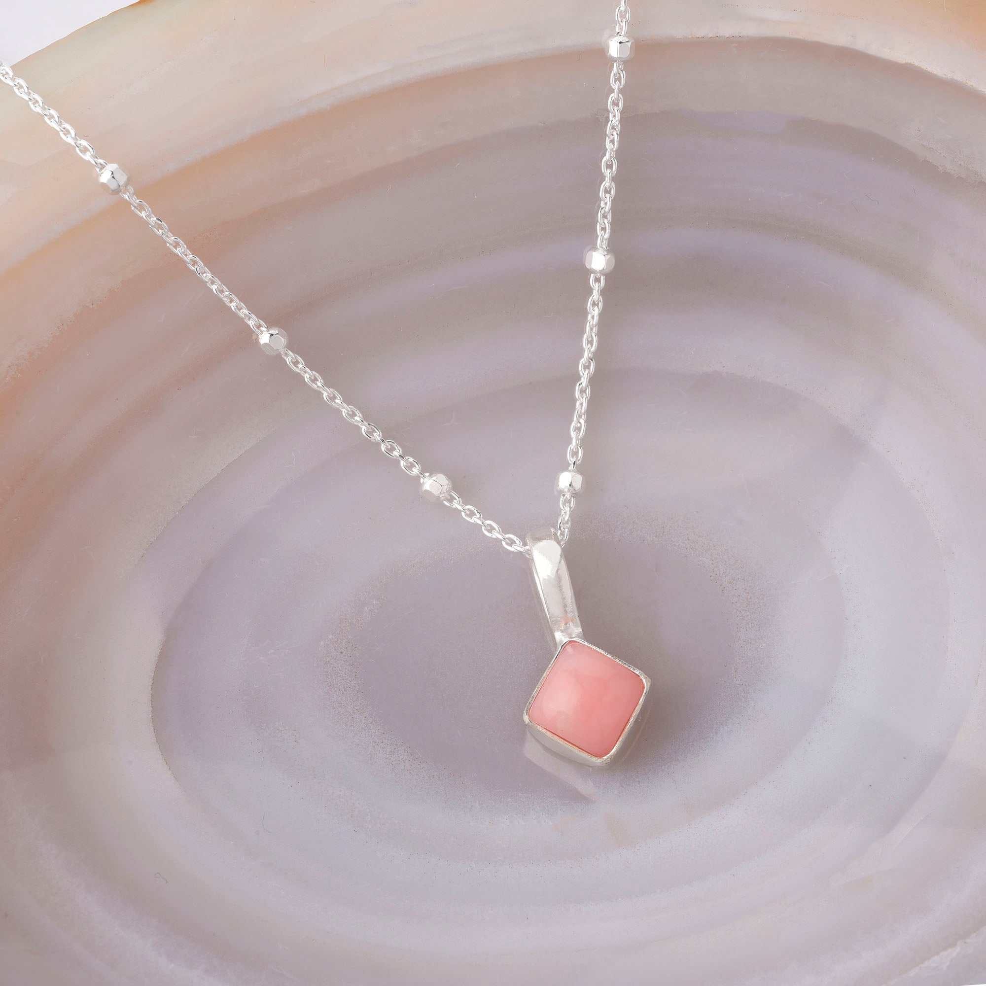 Diamond Birthstone Necklace October