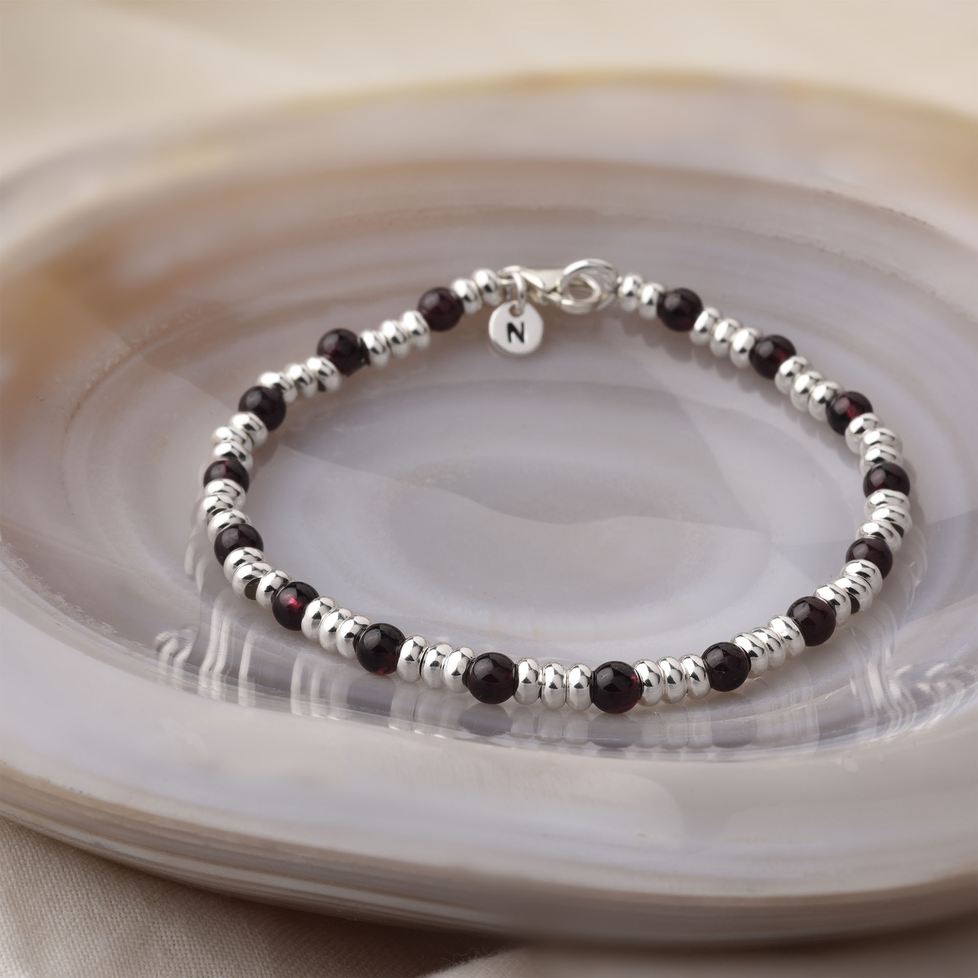 Gem Bracelet January Birthstone