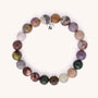 Nellou ocean jasper gemstone bead bracelet, mens jewellery, unisex, womens, stacking bracelet 
