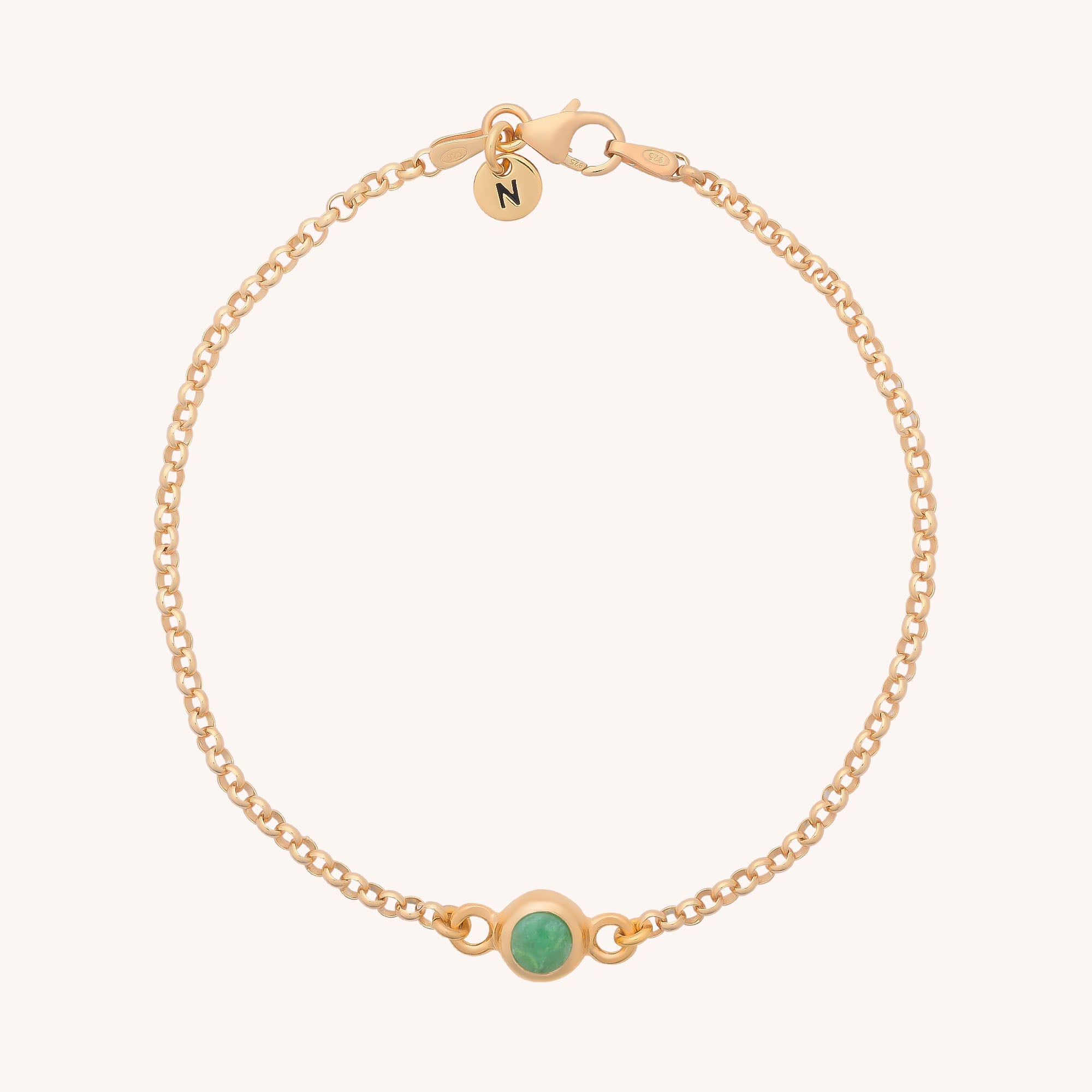 Birthstone Gem Dot Bracelet