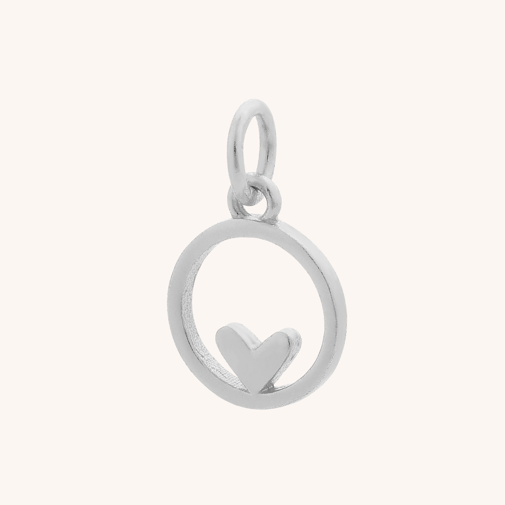 Circular Heart Charm