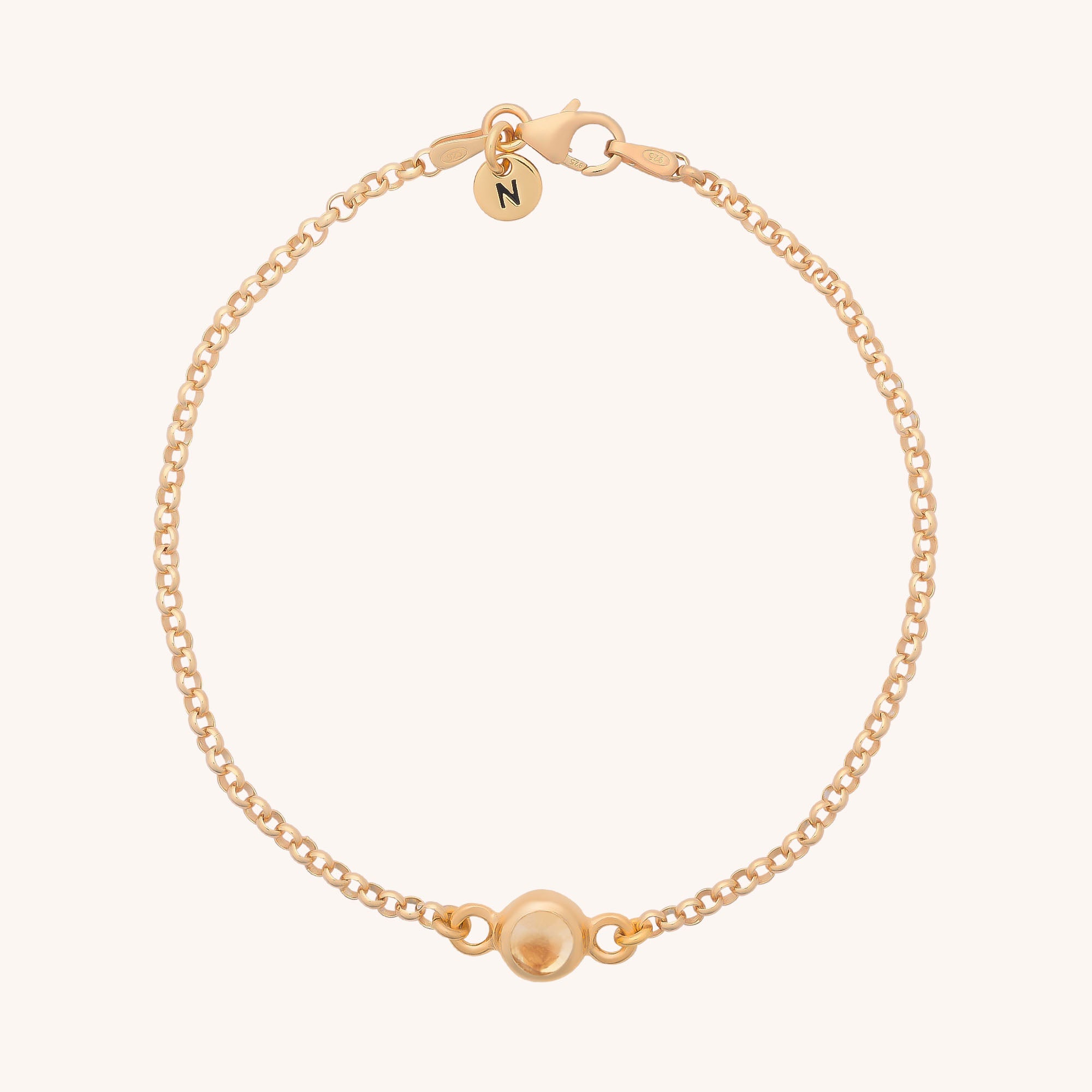 Birthstone Gem Dot Bracelet