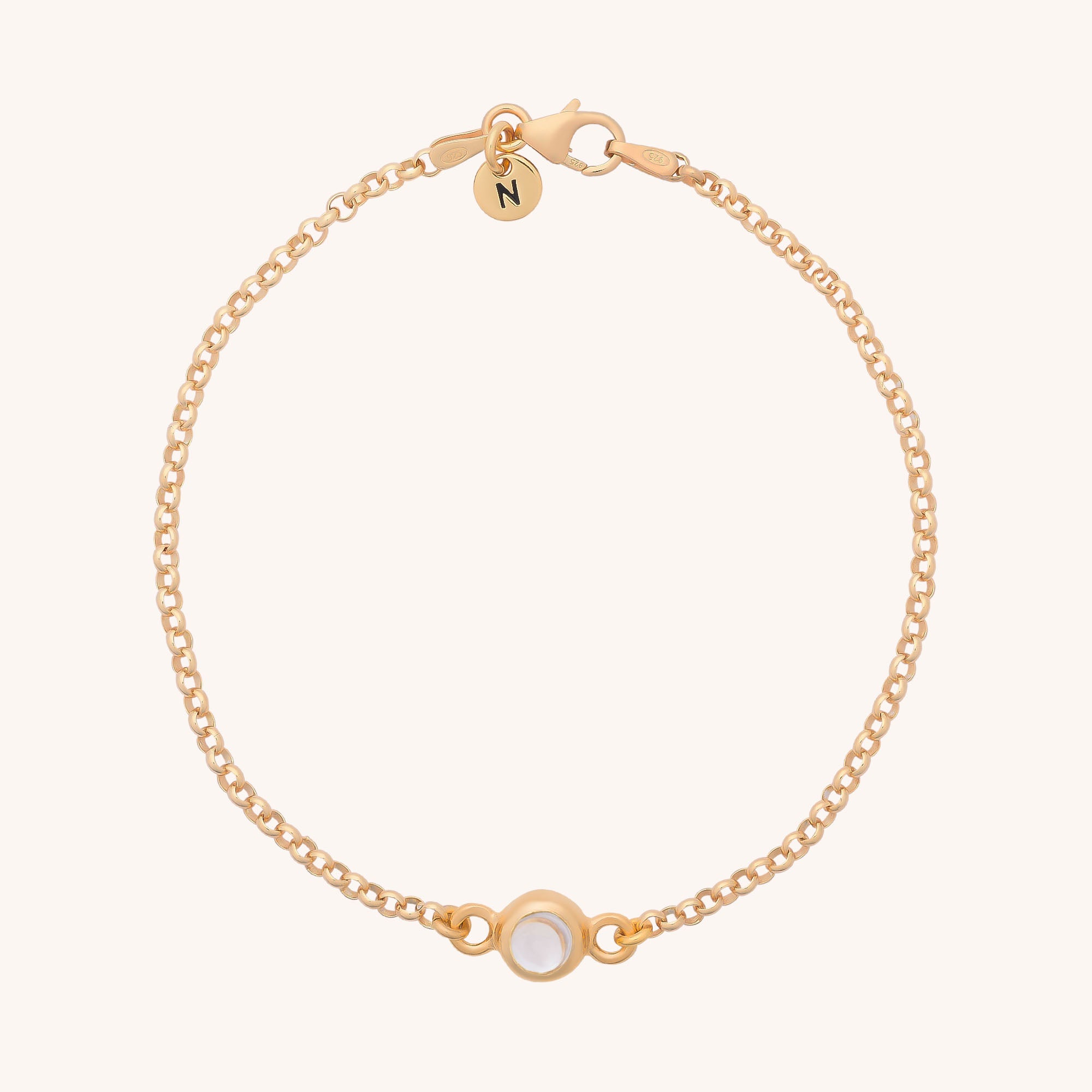 Birthstone Gem Dot Bracelet
