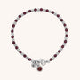 Linear Birthstone Bracelet - January