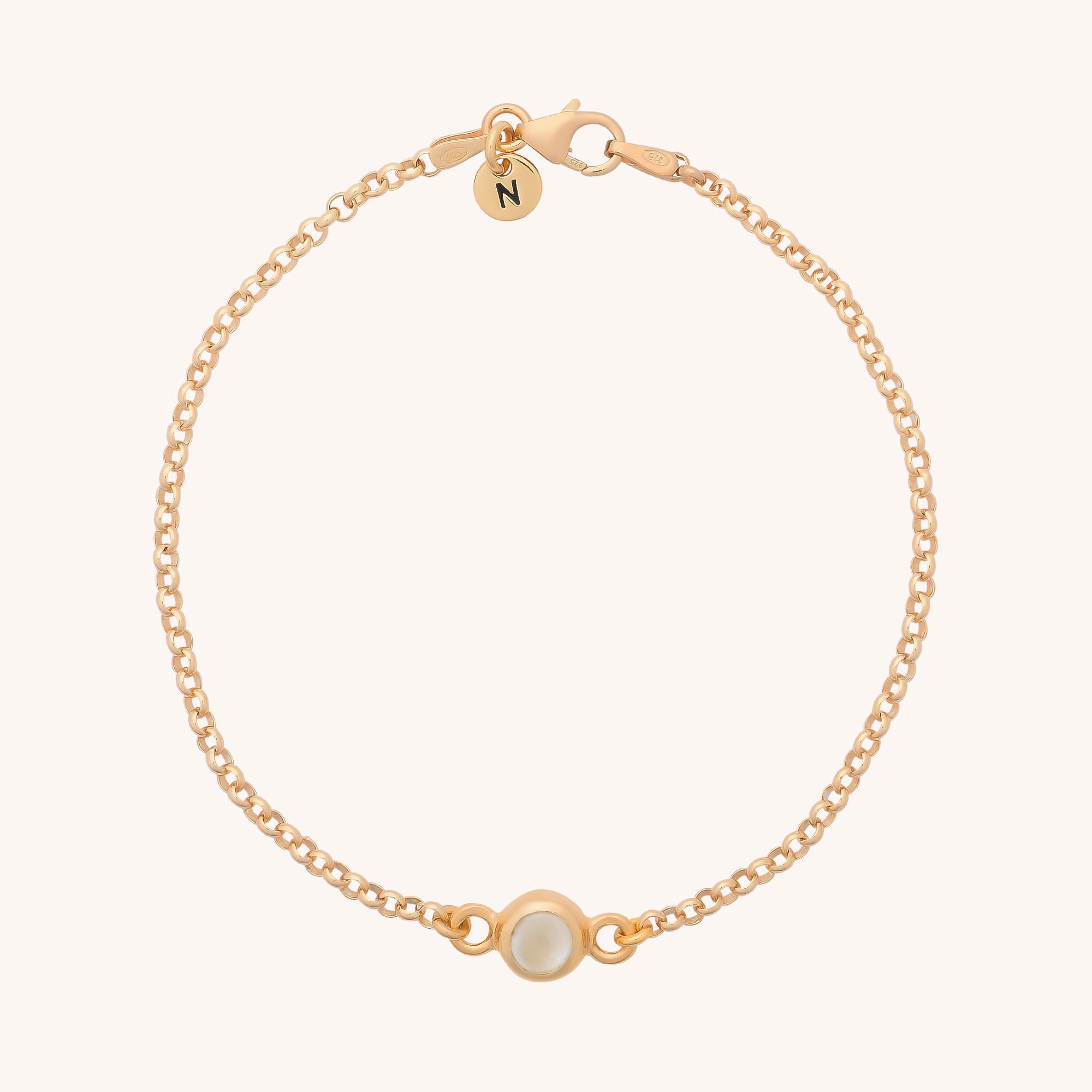 Birthstone Gem Dot Bracelet