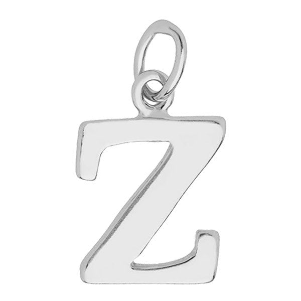 The Orbit Birthstone Necklace features a silver Z-shaped pendant with a top loop—ideal for personalizing your handcrafted or birthstone necklace collection.