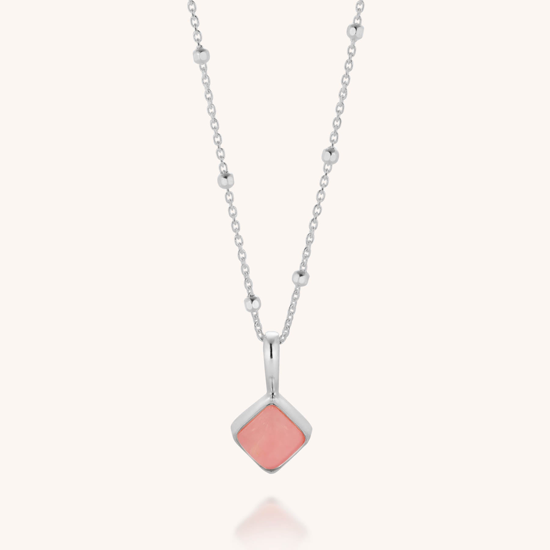 Diamond Birthstone Necklace October