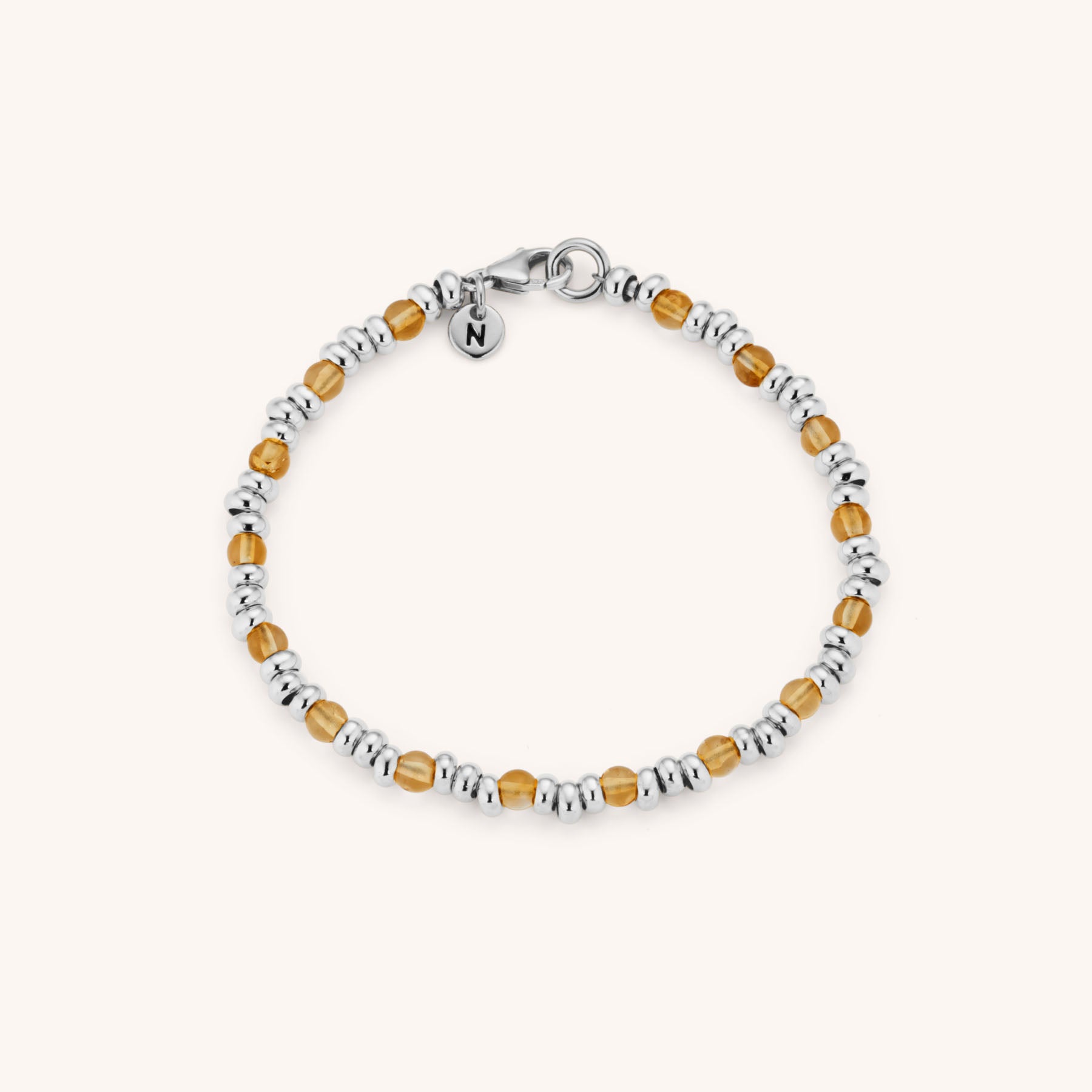 Silver hot sale bracelet citrine